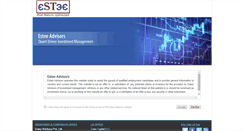 Desktop Screenshot of esteeadvisors.com